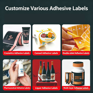 Étiquettes BOPP personnalisées en usine avec couche pelable, autocollant pour livret, étiquettes papier multi-pages imperméables avec livraison rapide - Product Image 5