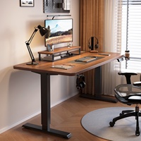 Escritorio Elevador Inteligente Moderno de Doble Motor para el Hogar, para Juegos y Estudio de Computación, Mesa Elevadora Eléctrica para Oficina en Casa