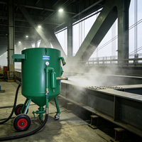 Machine de sablage économique pour les tâches de décapage de la rouille des surfaces métalliques en atelier