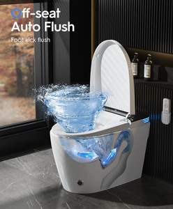 Toilettes intelligentes <span class=keywords><strong>de</strong></span> luxe pour femmes, design moderne, à poser au sol, avec télécommande - Product Image 5