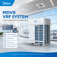 Système de climatisation VRF Midea MDV9 avec différence de hauteur ODU IDU de 110 m pour les projets d'hôtels, de bureaux, de centres commerciaux et de bâtiments de grande hauteur