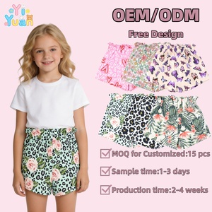Shorts Boxer Personnalisés pour Bébés, Enfants et Filles – Taille Haute Élastique, Mignons, Décontractés, Séchage Rapide, Respirants pour l'Été - Product Image 1
