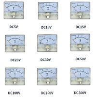 85C1 V DC pointeur voltmètre plaque de compteur table 85C1-V série 5V 10V 15V 20V 30V 50V 100V 200V 300V