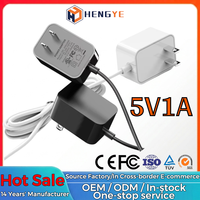 Adaptateur secteur universel AC/DC en gros, prise US, sortie 5V/1A, câble de 1,5 m, chargeur mural pour appareil photo