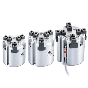 Pince pneumatique à quatre doigts MHS3 MHS4 16D 20D 25D 32D en alliage d'aluminium moulé par injection pour robot - Product Image 2