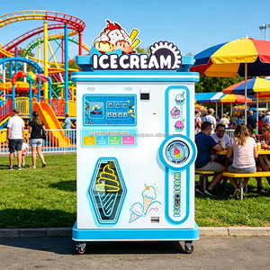 Kiosque à crème glacée intelligent YISO en libre-service, design artistique robotisé en spirale, retour sur investissement élevé et faible coût, pour parcs d'attractions et stations balnéaires - Product Image 1