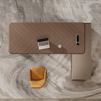 Bureau de direction professionnel Taiho Eco-Paint, surface en bois grainé à dureté 3H, panneau E1, mobilier administratif