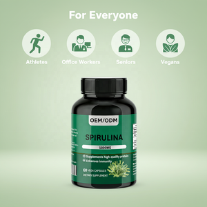 Groothandel <span class=keywords><strong>Spirulina</strong></span> 1000mg Vegan <span class=keywords><strong>Capsules</strong></span> 60 stuks |   Hoogproteïne immuunsupplement, 2 <span class=keywords><strong>capsules</strong></span> per portie - Product Image 6