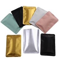 Kantong Plastik Zip Lock Berwarna Segel Tiga Sisi untuk Kemasan Teh, Makanan, Kacang, Camilan, Kopi