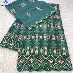 Sinya Offre Spéciale Suisse Coton Voile et Écharpe Dentelle en Suisse 100% Coton Voile Dentelle Robe pour la Fête de Mariage - Product Image 2