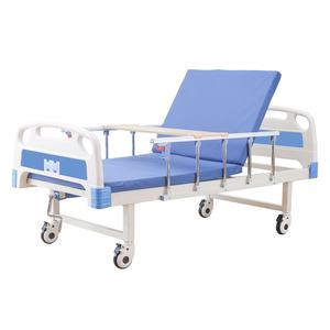 Promo Terbatas Tempat Tidur Perawatan Medis Klinik dan Rumah Sakit Manual 1 Fungsi Engkol Tunggal Dapat Dipindahkan Berbahan Logam <span class=keywords><strong>ABS</strong></span> Baja - Product Image 4