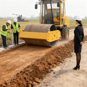 0.5 Ton Small Road Roller Vibrator <b>Compactor</b> Asphalt Roller - Product Image 3