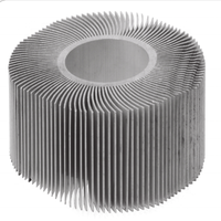 Dissipateur thermique d'extrusion d'aluminium de boîtier anodisé 6063 personnalisé dissipateur thermique d'extrusion d'aluminium de fraisage CNC