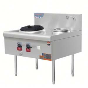 Cuisinière à gaz professionnelle pour restaurant, avec double chaudière, en acier inoxydable, 35KW*2 - Product Image 3