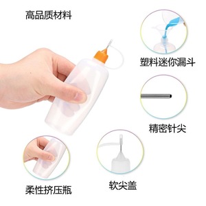 Pe Syringe <b>Bottles</b> 5ml 120ml Plastic Paint <b>Bottle</b> With Needle Tip For Oil Pigment <b>Dispensing</b> And Repackaging - Product Image 5