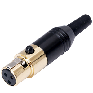 3 <span class=keywords><strong>pin</strong></span> 4 <span class=keywords><strong>pin</strong></span> 5 <span class=keywords><strong>pin</strong></span> mini XLR nữ nối cho các thiết bị âm thanh và lectrosonics - Product Image 2