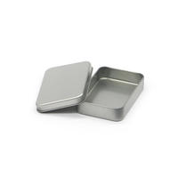 Rechteckige Aluminiumbox mit Scharnier Umweltfreundlicher Bedruckter Kunstbedarf-Aufbewahrungskoffer für Geschenke Mint 115x85x22mm