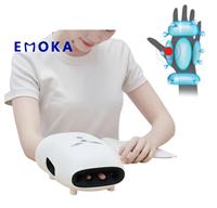 EMOKA EMK-001C Chinesischer Hersteller Maßgefertigter Kabelloser Elektrischer Handmassager mit Zeitsteuerung, Kompression, Wärme und Luftdruck