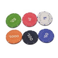 Jeu de jetons de poker de haute qualité, jetons de poker avec impression personnalisée, en vente