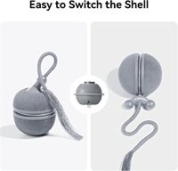 Jouets pour chat en plastique interactifs et écologiques 2 en 1 pour l'intérieur Wicked Ball Duo2 Automatic Dual Interchangeable Shells
