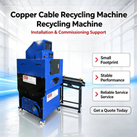 Machine à granuler le fil de cuivre à vendre, broyeur de câbles en cuivre avec système de collecte des poussières pour le recyclage des métaux ferreux