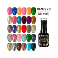 Vernis à ongles en gel UV vegan personnalisé, paillettes, sans HEMA ni TPO, DIY, 15 ml, gel professionnel pour nail art