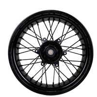 Roues à rayons en aluminium anodisé CNC Stark Varg 17" Supermoto F3.5/R5.0 pour moto électrique tout-terrain Enduro haute performance