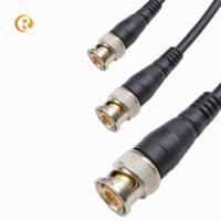 Câble de communication coaxial SMA MMCX MCX BNC SMB N-Male RF Connecteur 1.13/1.37/RG58/RG178/RG316 50ohm DC-12GHz