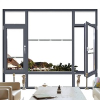 Ventanas Insonorizadas de Aleación de Aluminio Deyu Personalizadas para Villas, Balcón Moderno con Apertura Automática, Garantía de Alta Gama de 3 Años