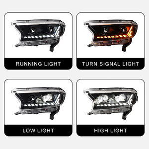 HCMOTIONZ Phares LED pour <span class=keywords><strong>Ford</strong></span> Ranger 2015-2020 T6 T7 avec Animation de Démarrage et Clignotant Séquentiel - Product Image 3