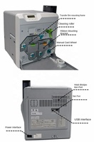 Impresora de Tarjetas de PVC de Alta Definición Matica XID8600, Impresora de Tarjetas de Retransferencia de Plástico de 600 DPI, Impresora de Tarjetas RFID de Doble Cara