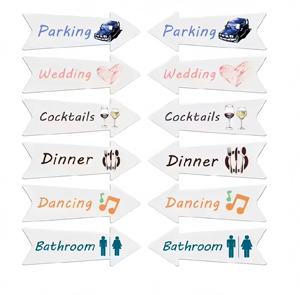 Panneaux de jardin en acrylique double face H-Stakes Design moderne résistant aux intempéries personnalisable pour les ventes de garage en extérieur - Product Image 1