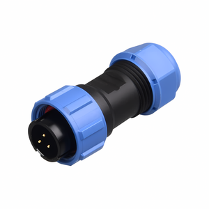 IP68 PA66 Cat 6A/CAT.6 встроенный соединитель водонепроницаемый RJ45 8P8C разъем с латунными контактами и нейлоновым корпусом" - Product Image 4