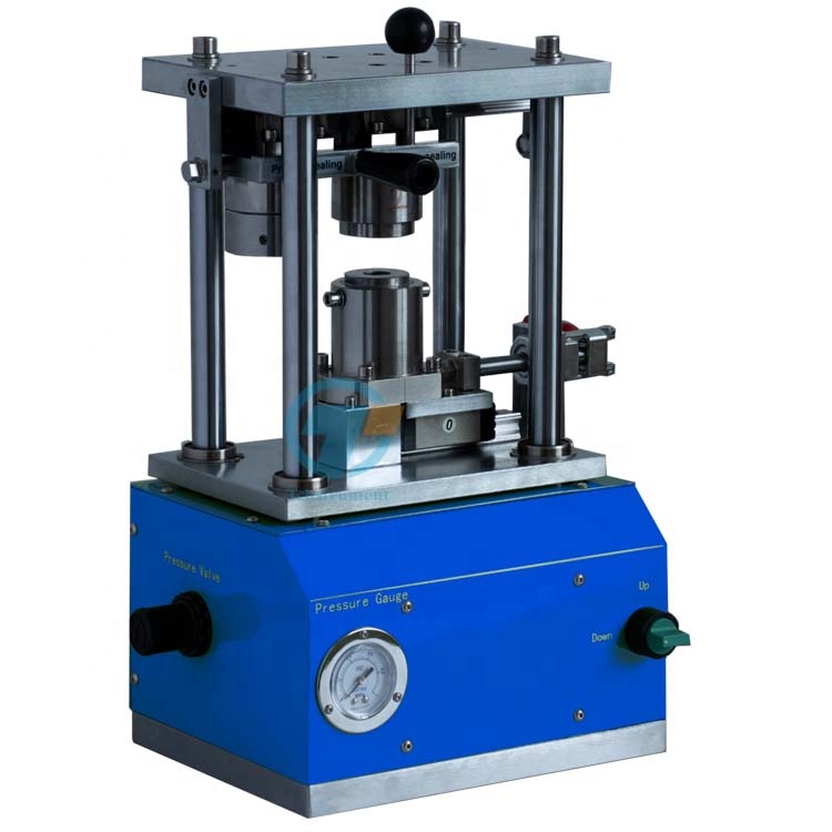 Пневматическая ОБЖИМНАЯ машина для цилиндрических корпусов (опционально: 32650, 26650, 21700, 18650 и т. д.)