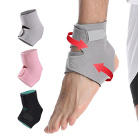 Attelle de cheville en néoprène, design détachable, protection professionnelle, réglable, respirante, unisexe, pour post-chirurgie