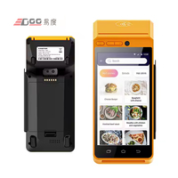 EP600 POS Paiement NFC Reçu thermique sans fil 4G POS de poche avec imprimante Terminal Android 12 intelligent POS Machine
