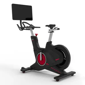 Commerciële Gym Apparatuur Lichaam Sterk Fiets Oefening Magnetische Stationaire Spining Bike Met Scherm Indoor Gebruikt Gym Fitness Fiets