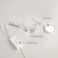 ESann – interrupteur de capteur de bouton tactile intelligent capacitif pour la lumière d'armoire et la bande led, dc 12V 24V 5A