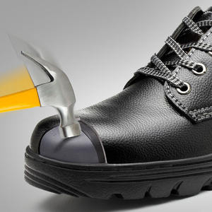 Высококачественная противоскользящая и ударостойкая рабочая обувь удобная и безопасная стальная защитная обувь для мужчин - Product Image 2