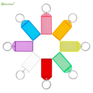 Bán buôn <span class=keywords><strong>Key</strong></span> tag đóng gói các mặt hàng Keytag có thể tháo rời khó khăn nhựa thẻ chìa khóa với chia Vòng - Product Image 2