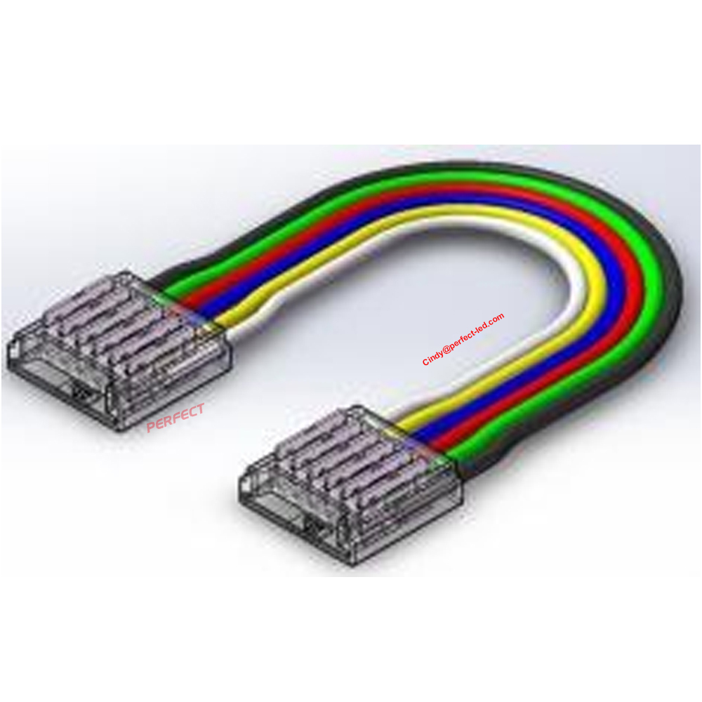 12 мм rgb светодиодные ленты 6 штифтов коннектор