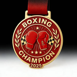 Medallas de <span class=keywords><strong>Boxeo</strong></span> Personalizadas Premium con Logotipo, Premios de Campeonato de Metal para Torneos, Regalos Promocionales y de Bienvenida - Product Image 1