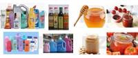 Mesin Pengisi Cairan Otomatis Setengah Otomatis HZPK G2WGD Horizontal Kustomisasi Dua Kepala untuk Selai, Kecap, Krim, Madu, dan Pasta