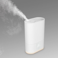 Humidificateur d'air commercial à écran LED OEM avec diffuseur en plastique à brume réglable Remplissage par le haut Home Office Hotel Offre Spéciale d'usine