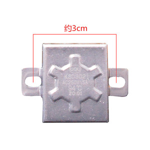 Ksd302 เทอร์โมสตัท 94C Ac250v 15a สำหรับชิ้นส่วนเครื่องทำน้ำอุ่นไฟฟ้าตัวจำกัดอุณหภูมิสแตนเลส - Product Image 1