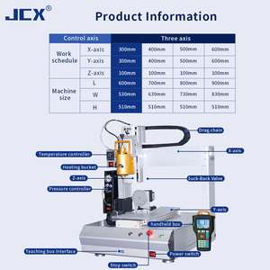 Tự động Băng ghế dự bị PLC lập trình nóng chảy keo <span class=keywords><strong>Dispenser</strong></span> ống tiêm keo pha chế máy cho điện thoại di động khung - Product Image 3