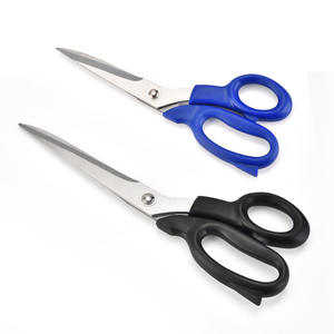 Ciseaux de bureau ménagers 22 cm 24 cm avec manche en plastique, multifonctionnels pour la coupe du papier, la couture, la couture artisanale - Product Image 5