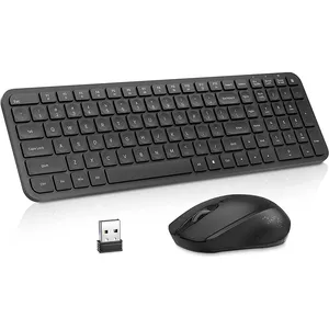 键盘制造商无线鼠标和键盘套件可充电USB无线键盘和鼠标组合