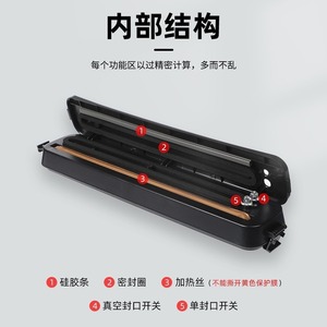 Vacuum Storage Bags Transparent Rectangle Food Grade Plastic Sealing Bags For Food Preservation Space Saver 7x10cm 17x25cm - Product Image 2