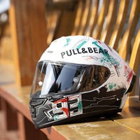 Casque intégral de moto de course en ABS certifié DOT CE, équipement de protection pour moto, approvisionnement spécial transfrontalier